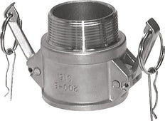 Camlock DN 120 (5'') Koppeling Rvs5'' NPT buitendraad Type B MIL-C-27487