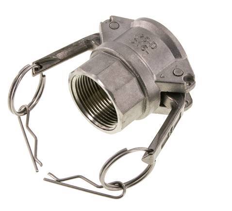 Camlock DN 32 (1 1/4'') Koppeling Rvs1 1/4'' NPT binnendraad Type D MIL-C-27487