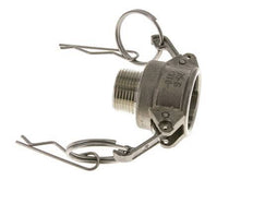 Camlock DN 20 (3/4'') Koppeling Rvs3/4'' NPT buitendraad Type B MIL-C-27487