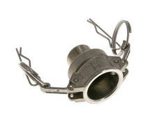 Camlock DN 20 (3/4'') Koppeling Rvs3/4'' NPT buitendraad Type B MIL-C-27487