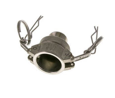 Camlock DN 20 (3/4'') Koppeling Rvs3/4'' NPT buitendraad Type B MIL-C-27487