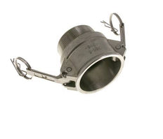 Camlock DN 50 (2'') Koppeling Rvs2'' NPT buitendraad Type B MIL-C-27487