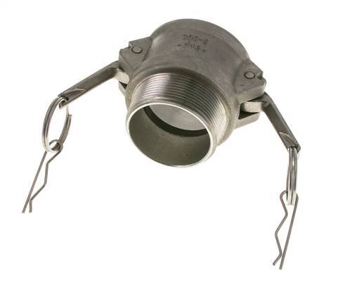 Camlock DN 50 (2'') Koppeling Rvs2'' NPT buitendraad Type B MIL-C-27487