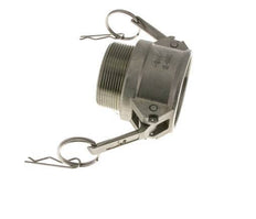 Camlock DN 50 (2'') Koppeling Rvs2'' NPT buitendraad Type B MIL-C-27487