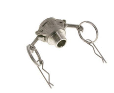 Camlock DN 15 (1/2'') Koppeling Rvs2 1/2'' NPT buitendraad Type B MIL-C-27487