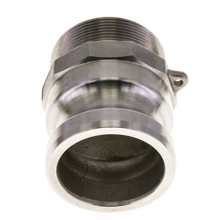 Camlock DN 50 (2'') Koppeling Rvs2'' NPT buitendraad Type F MIL-C-27487