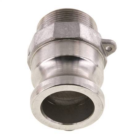Camlock DN 40 (1 1/2'') Koppeling Rvs1 1/2'' NPT buitendraad Type F MIL-C-27487