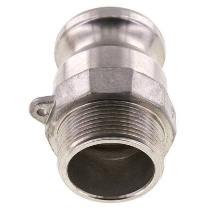 Camlock DN 40 (1 1/2'') Koppeling Rvs1 1/2'' NPT buitendraad Type F MIL-C-27487