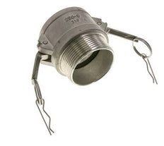 Camlock DN 60 (2 1/2'') Koppeling Rvs2 1/2'' NPT buitendraad Type B MIL-C-27487