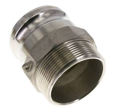 Camlock DN 75 (3'') Koppeling Rvs3'' NPT buitendraad Type F MIL-C-27487