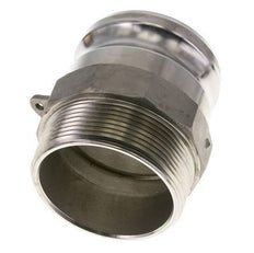 Camlock DN 75 (3'') Koppeling Rvs3'' NPT buitendraad Type F MIL-C-27487