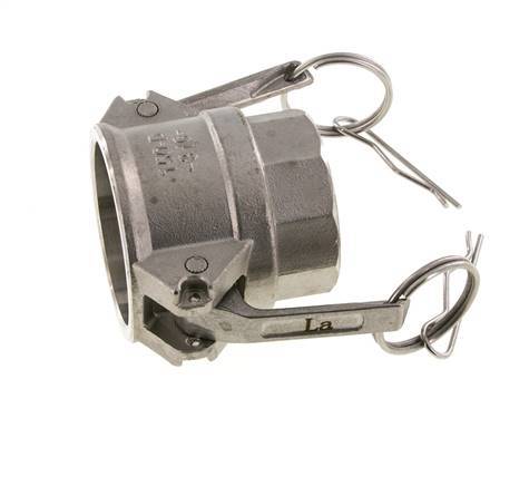 Camlock DN 40 (1 1/2'') Koppeling Rvs1 1/2'' NPT binnendraad Type D MIL-C-27487