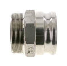 Camlock DN 90 (4'') Koppeling Rvs4'' NPT buitendraad Type F MIL-C-27487