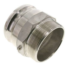 Camlock DN 90 (4'') Koppeling Rvs4'' NPT buitendraad Type F MIL-C-27487