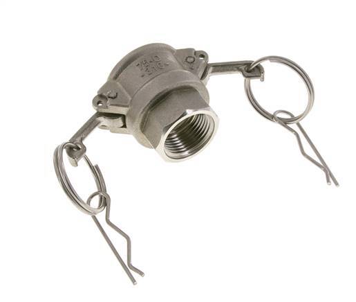 Camlock DN 20 (3/4'') Koppeling Rvs3/4'' NPT binnendraad Type D MIL-C-27487