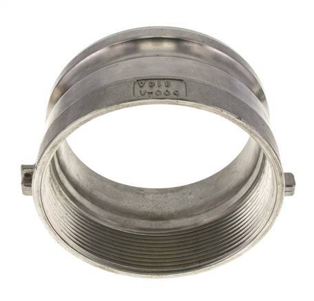 Camlock DN 120 (5'') Koppeling Rvs5'' NPT binnendraad Type A MIL-C-27487