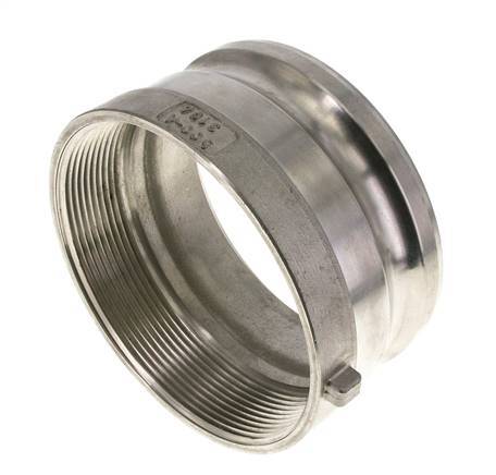 Camlock DN 120 (5'') Koppeling Rvs5'' NPT binnendraad Type A MIL-C-27487