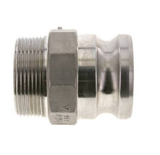 Camlock DN 60 (2 1/2'') Koppeling Rvs2 1/2'' NPT buitendraad Type F MIL-C-27487