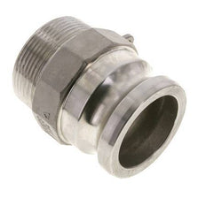 Camlock DN 60 (2 1/2'') Koppeling Rvs2 1/2'' NPT buitendraad Type F MIL-C-27487