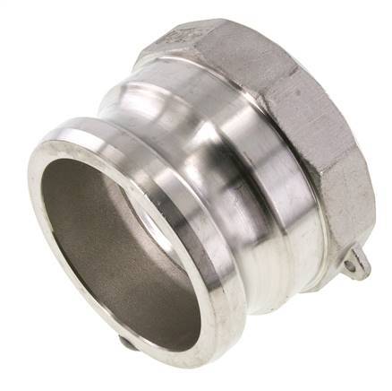 Camlock DN 75 (3'') Koppeling Rvs3'' NPT binnendraad Type A MIL-C-27487