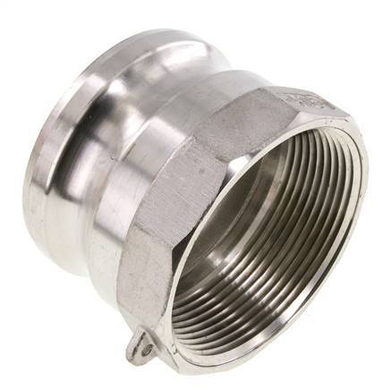 Camlock DN 75 (3'') Koppeling Rvs3'' NPT binnendraad Type A MIL-C-27487