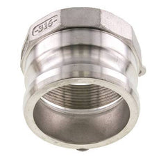 Camlock DN 75 (3'') Koppeling Rvs3'' NPT binnendraad Type A MIL-C-27487