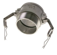 Camlock DN 75 (3'') Koppeling Rvs3'' NPT buitendraad Type B MIL-C-27487