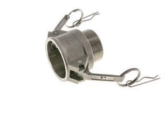 Camlock DN 40 (1 1/2'') Koppeling Rvs1 1/2'' NPT buitendraad Type B MIL-C-27487