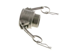 Camlock DN 40 (1 1/2'') Koppeling Rvs1 1/2'' NPT buitendraad Type B MIL-C-27487