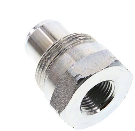 Stalen DN 10 Hydraulische Koppeling Insteeknippel 3/8 inch NPT binnendraad ISO 14540 D 19 mm