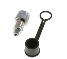 Stalen Hydraulische Koppeling Snelkoppeling 3/8 inch NPT buitendraad Stofkap