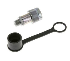 Stalen Hydraulische Koppeling Snelkoppeling 3/8 inch NPT buitendraad Stofkap