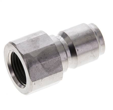 RVS DN 12 Spuitpistool Insteeknippel G 3/8 inch Buitendraad