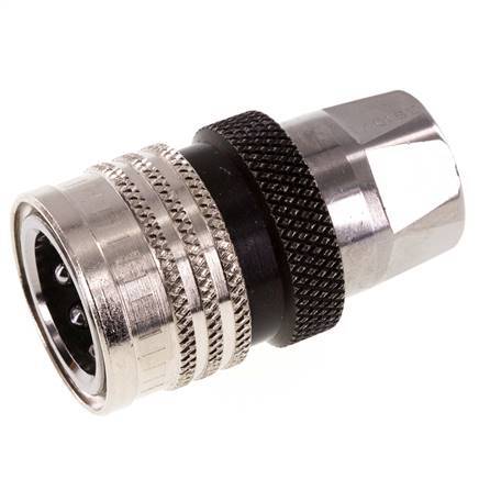 Messing DN 10 Wasapparatuur Snelkoppeling G 3/8 inch Buitendraad Dubbele afsluiting