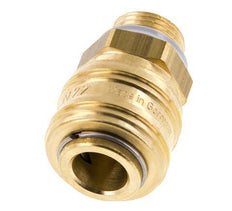 Messing DN 7.2 (Euro) Luchtkoppeling Snelkoppeling G 3/8 inch Buitendraad FKM