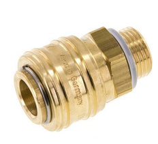 Messing DN 7.2 (Euro) Luchtkoppeling Snelkoppeling G 3/8 inch Buitendraad FKM