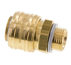 Messing DN 7.2 (Euro) Luchtkoppeling Snelkoppeling G 3/8 inch Buitendraad FKM