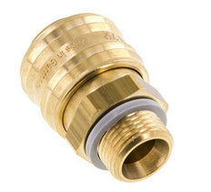 Messing DN 7.2 (Euro) Luchtkoppeling Snelkoppeling G 3/8 inch Buitendraad FKM