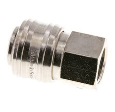 Vernikkeld Messing DN 7.2 (Euro) Luchtkoppeling Snelkoppeling G 3/8 inch Binnendraad FKM