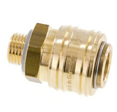 Messing DN 7.2 (Euro) Luchtkoppeling Snelkoppeling G 1/4 inch Buitendraad FKM