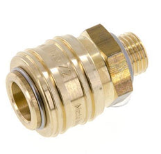 Messing DN 7.2 (Euro) Luchtkoppeling Snelkoppeling G 1/4 inch Buitendraad FKM