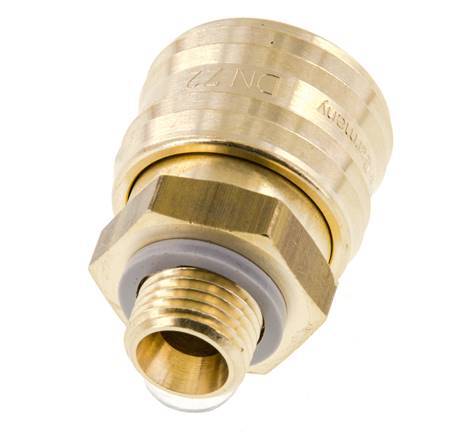 Messing DN 7.2 (Euro) Luchtkoppeling Snelkoppeling G 1/4 inch Buitendraad FKM
