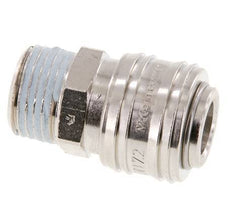 Vernikkeld Messing DN 7.2 (Euro) Luchtkoppeling Snelkoppeling G 1/2 inch Buitendraad FKM