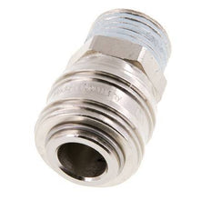 Vernikkeld Messing DN 7.2 (Euro) Luchtkoppeling Snelkoppeling G 1/2 inch Buitendraad FKM