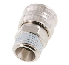 Vernikkeld Messing DN 7.2 (Euro) Luchtkoppeling Snelkoppeling G 1/2 inch Buitendraad FKM