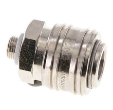 Vernikkeld Messing DN 7.2 (Euro) Luchtkoppeling Snelkoppeling G 1/8 inch Buitendraad FKM