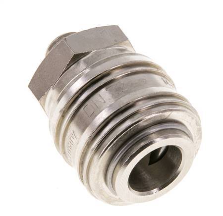 Vernikkeld Messing DN 7.2 (Euro) Luchtkoppeling Snelkoppeling G 1/8 inch Buitendraad FKM