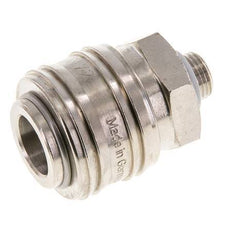 Vernikkeld Messing DN 7.2 (Euro) Luchtkoppeling Snelkoppeling G 1/8 inch Buitendraad FKM