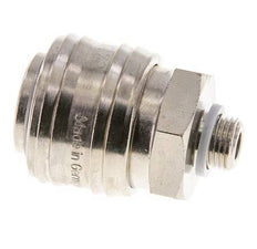 Vernikkeld Messing DN 7.2 (Euro) Luchtkoppeling Snelkoppeling G 1/8 inch Buitendraad FKM