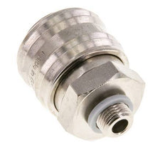 Vernikkeld Messing DN 7.2 (Euro) Luchtkoppeling Snelkoppeling G 1/8 inch Buitendraad FKM